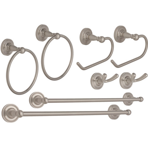 Wayfair Nickel Bathroom Hardware Sets You'll Love in 2024